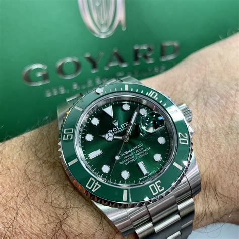 rolex submariner green gold|rolex submariner with green bezel.